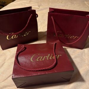 Cartier gift bags.